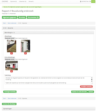 Bouwkundige keuring rapport software